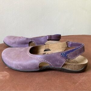 Dr. Andrew Weil | Leather Slingback Mary Jane Clogs